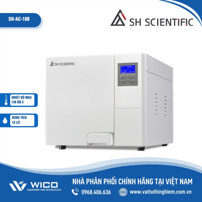 Nồi hấp tiệt trùng 18 lít kiểu để bàn sấy khô chân không SH Scientific SH-AC-18B