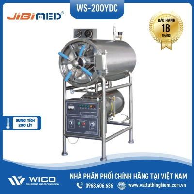 Nồi Hấp Tiệt Trùng 200 Lít Jibimed - Trung Quốc WS-200YDC