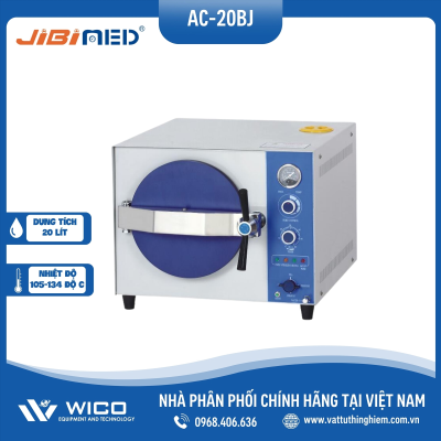 Nồi Hấp Tiệt Trùng Để Bàn 20 Lít Jibimed AC-20BJ