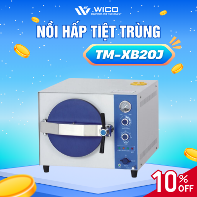 Nồi Hấp Tiệt Trùng Để Bàn 20 Lít Jibimed TM-XB20J