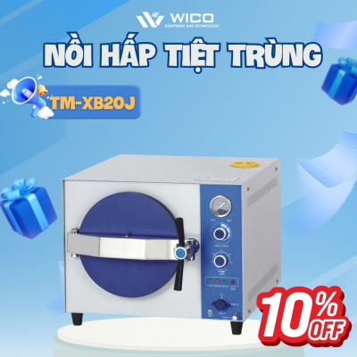Nồi Hấp Tiệt Trùng Để Bàn 20 Lít Jibimed TM-XB20J