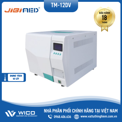 Nồi Hấp Tiệt Trùng Để Bàn Jibimed 12 lít (Class B) TM-12DV