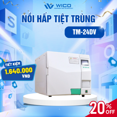 Nồi Hấp Tiệt Trùng Để Bàn Jibimed 24 lít (Class B) TM-24DV