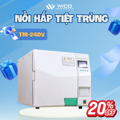 Nồi Hấp Tiệt Trùng Để Bàn Jibimed 24 lít (Class B) TM-24DV