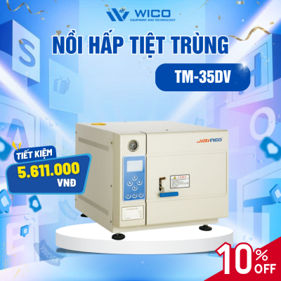 Nồi Hấp Tiệt Trùng Để Bàn Jibimed 35 lít (Class B) TM-35DV