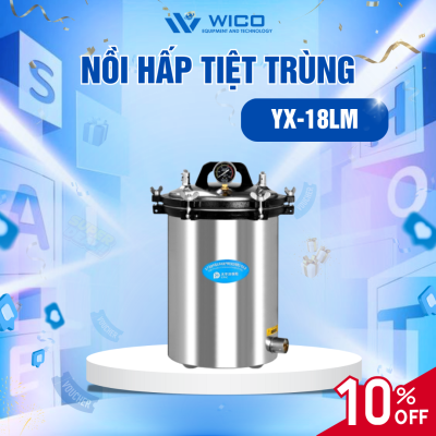 Nồi Hấp Tiệt Trùng Để Bàn Jibimed YX-18LM