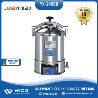 Nồi hấp tiệt trùng Jibimed 24 lít (Bộ điều khiển số)