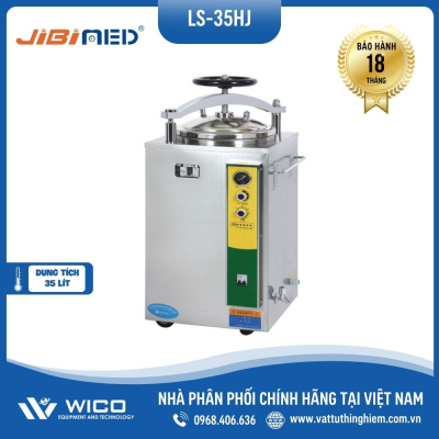 Nồi hấp tiệt trùng Jibimed 35 lít LS-35HJ (tay xoay núm vặn)