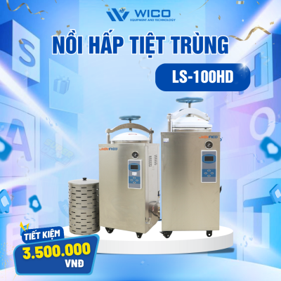 Nồi hấp tiệt trùng Jibimed - Trung Quốc LS-100HD (100 lít-LCD)