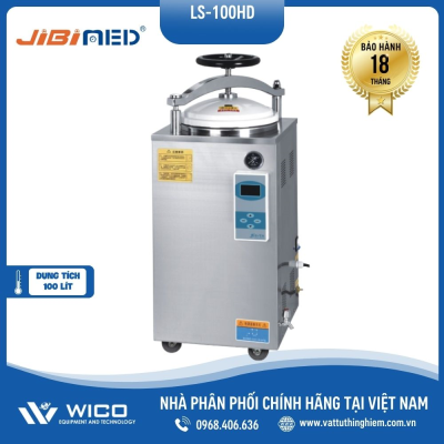 Nồi hấp tiệt trùng Jibimed - Trung Quốc LS-100HD (100 lít-LCD)