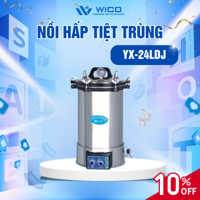 Nồi hấp tiệt trùng Jibimed YX-24LDJ (24 lít, có cài đặt)