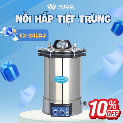 Nồi hấp tiệt trùng Jibimed YX-24LDJ (24 lít, có cài đặt)