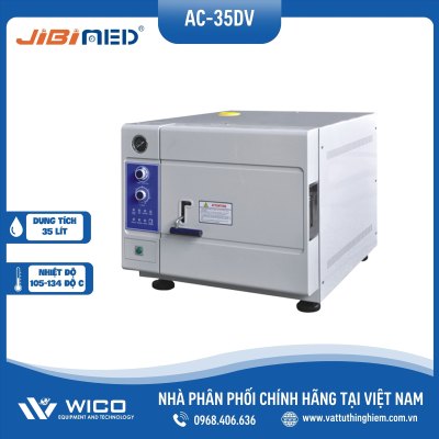 Nồi Hấp Tiệt Trùng Sấy Chân Không Jibimed 35 lít (Class B) AC-35DV