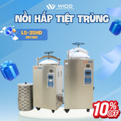Nồi Hấp Tiệt Trùng Sấy Khô Tự Động 35 Lít Jibimed LS-35HD (Drying)