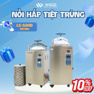 Nồi Hấp Tiệt Trùng Sấy Khô Tự Động 50 Lít Jibimed LS-50HD (Drying)