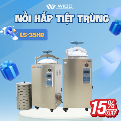 Nồi hấp tiệt trùng tự động Jibimed LS-35HD (35 lít)