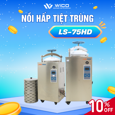 Nồi hấp tiệt trùng tự động Jibimed LS-75HD (75 lít)