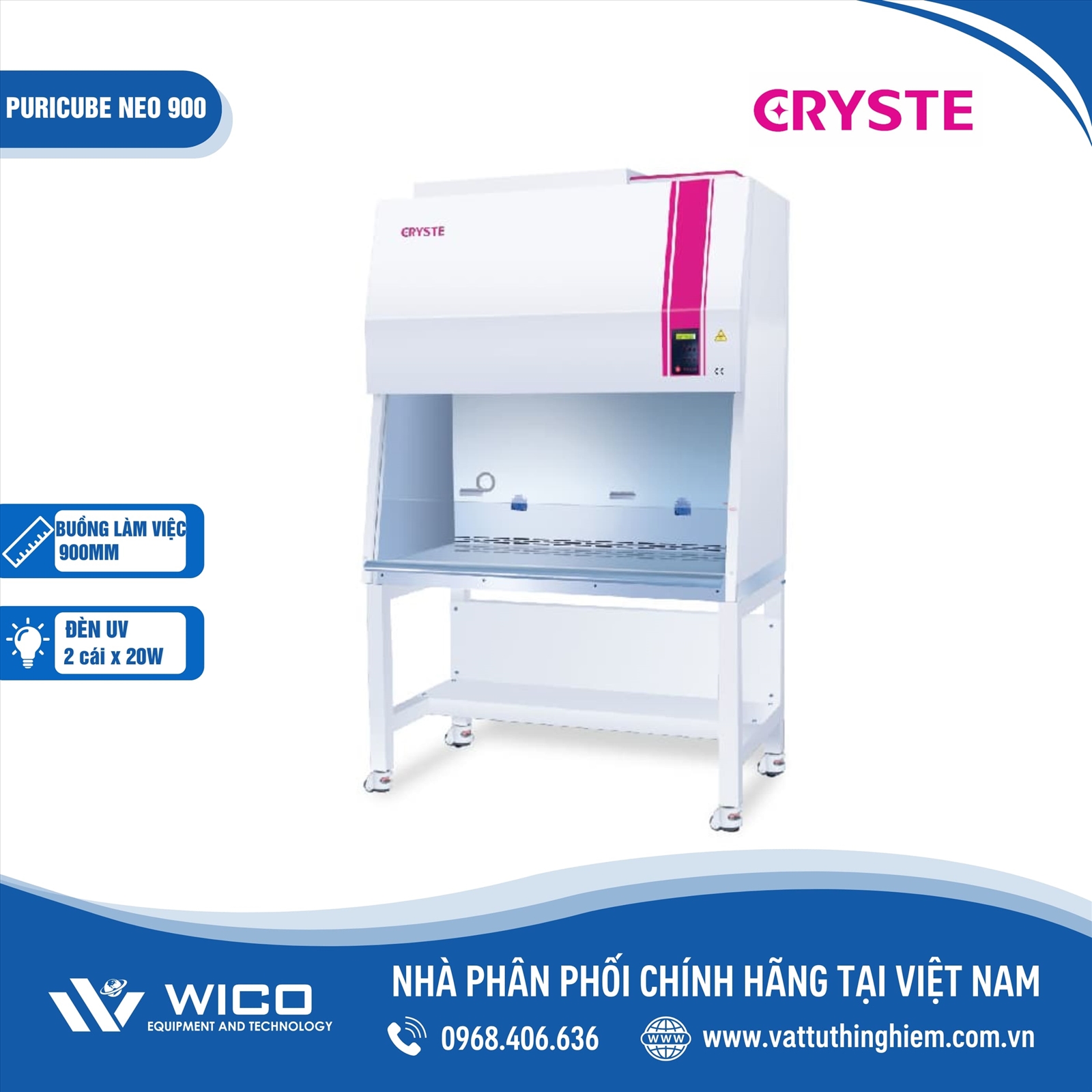 Tủ an toàn sinh học Novapro Puricube Neo 900