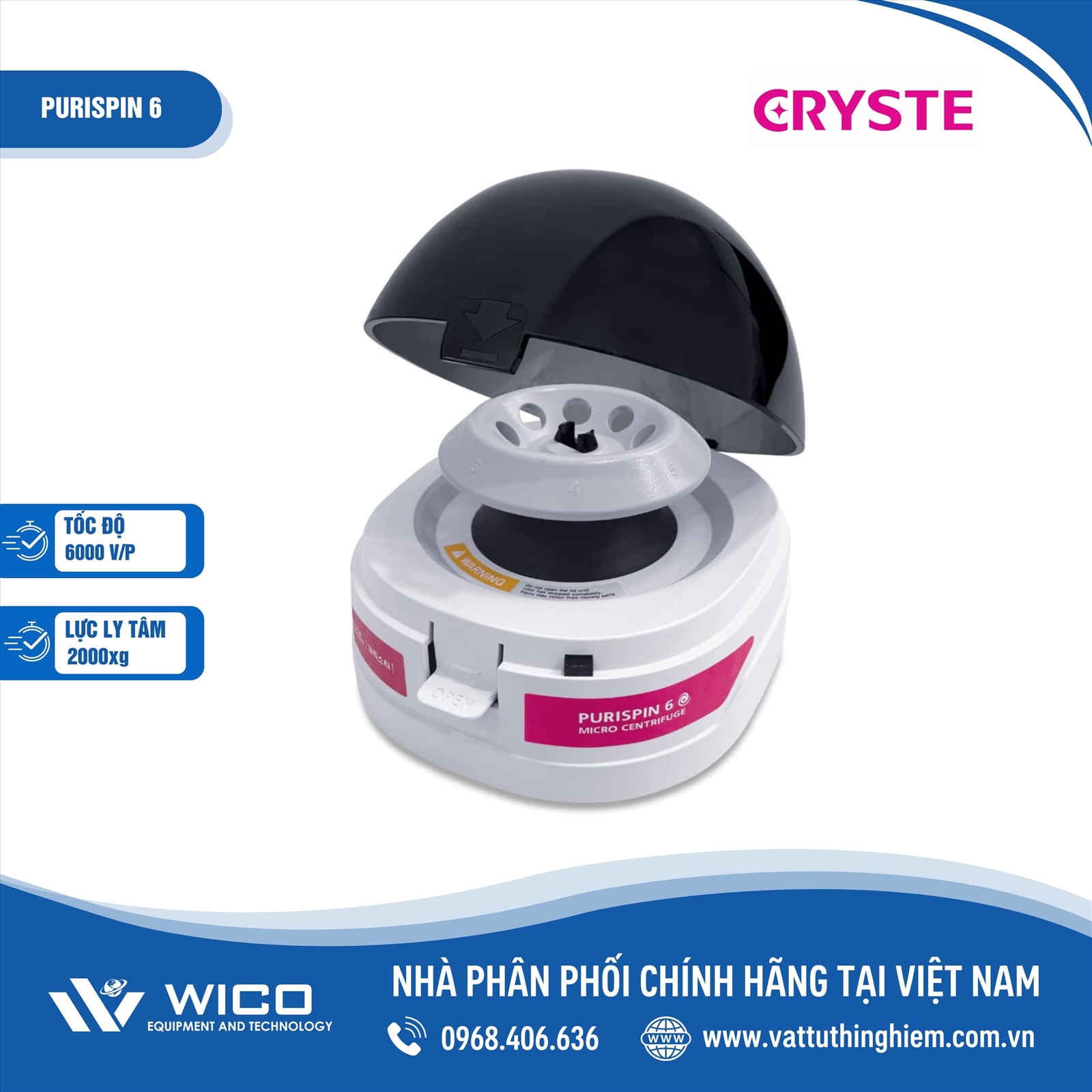 Máy ly tâm Novapro -Purispin 6