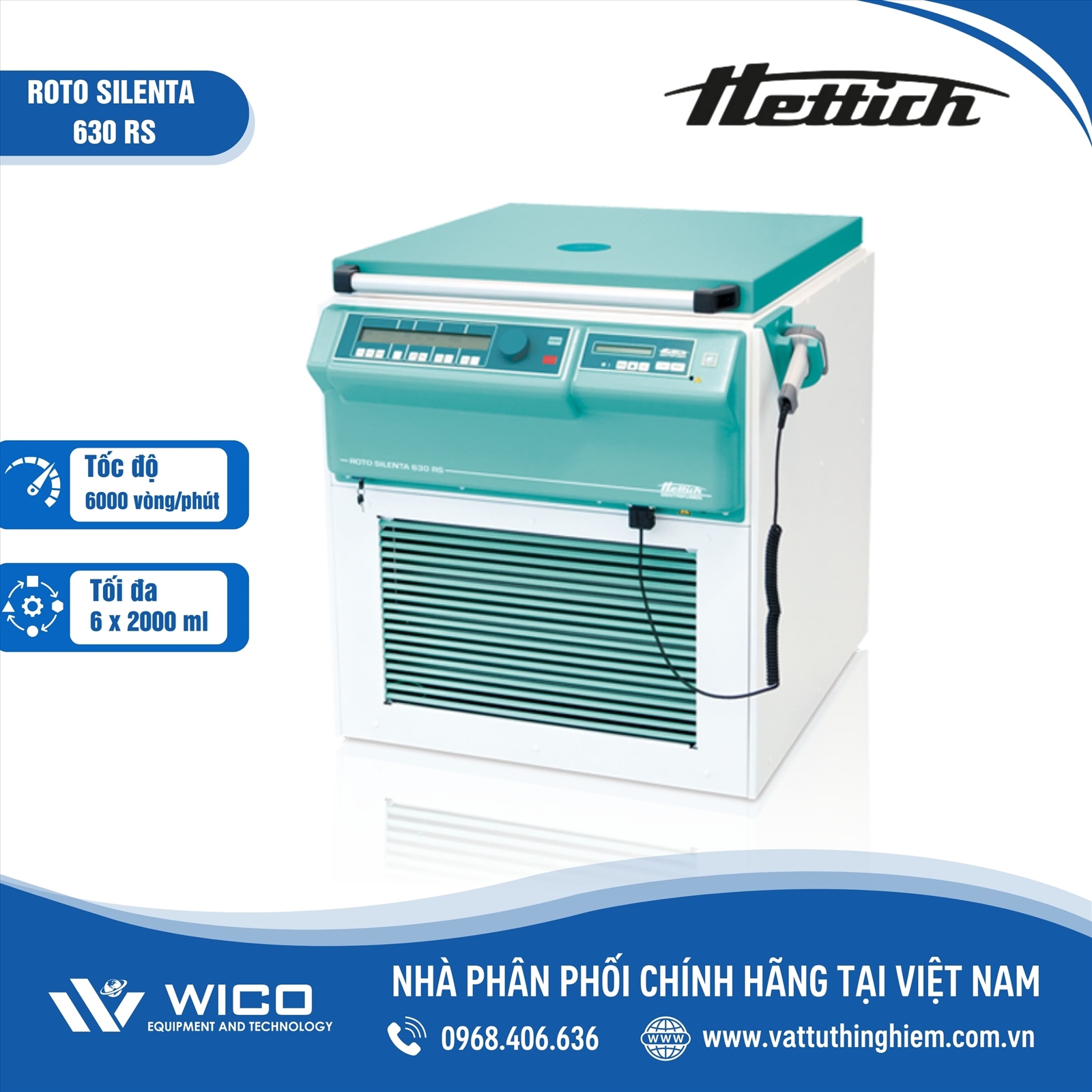 MÁY LY TÂM HETTICH ROTO SILENTA 630 RS