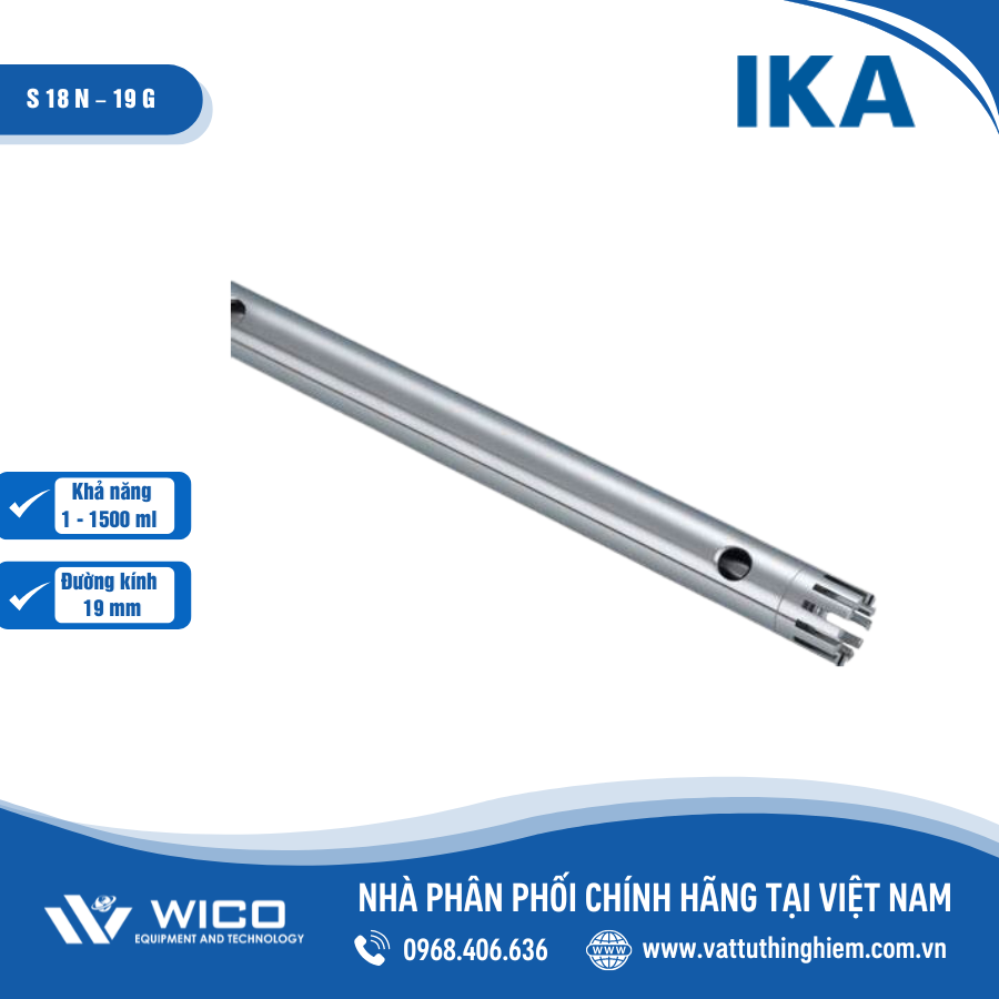 Trục Đồng Hóa S 18 N – 19 G Dispersing Element | IKA