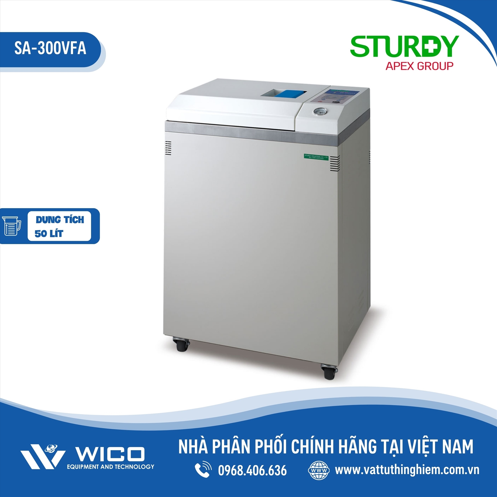 Nồi hấp tiệt trùng Sturdy SA-300VFA