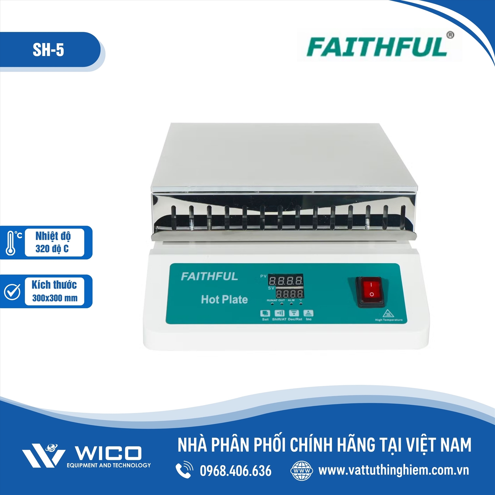 Bếp gia nhiệt hiển thị số Trung Quốc SH-5