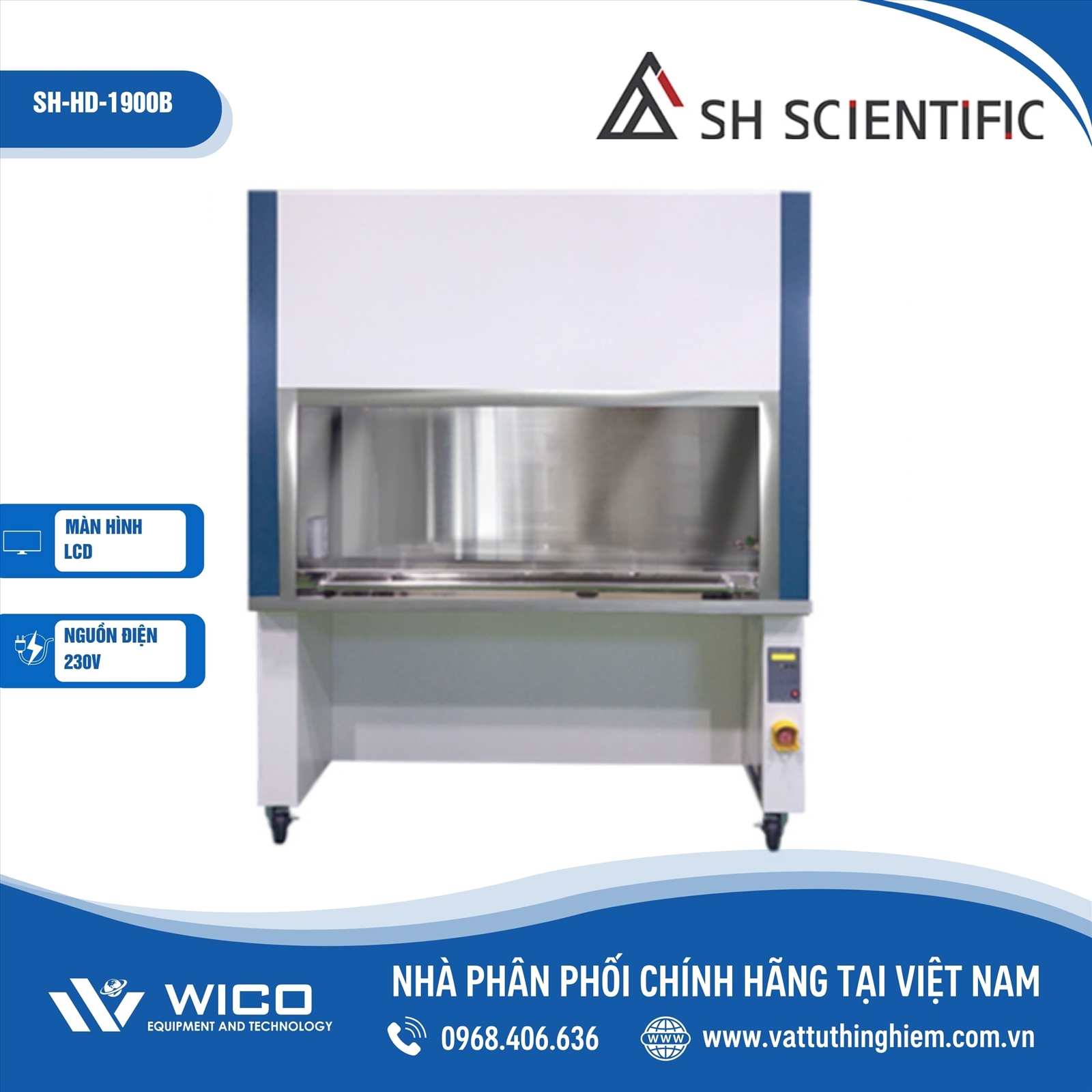 Tủ an toàn sinh học ClassⅡA2 1m9 SH Scientific SH-HD-1900B