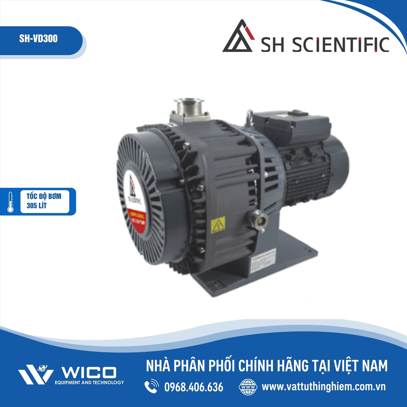 Bơm chân không không dầu SH Scientific SH-DV300