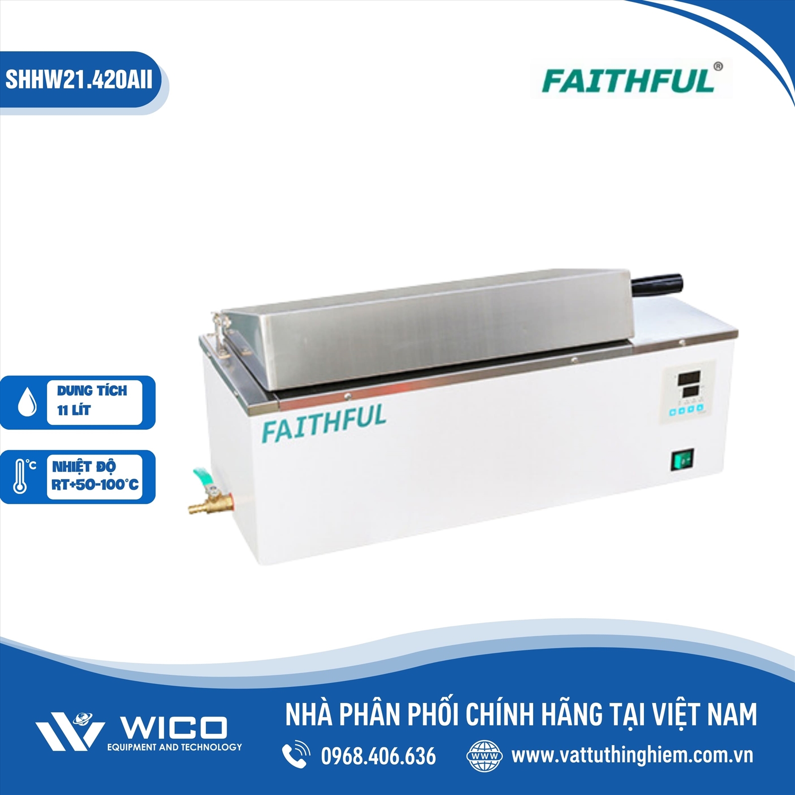 Bể điều nhiệt 11 lít Faithful SHHW21.420AII