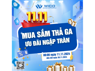 SIÊU SALE 11-11: LỚN NHẤT NĂM 2024 TẠI WICO “MUA SẮM THẢ GA, ƯU ĐÃI NGẬP TRÀN”