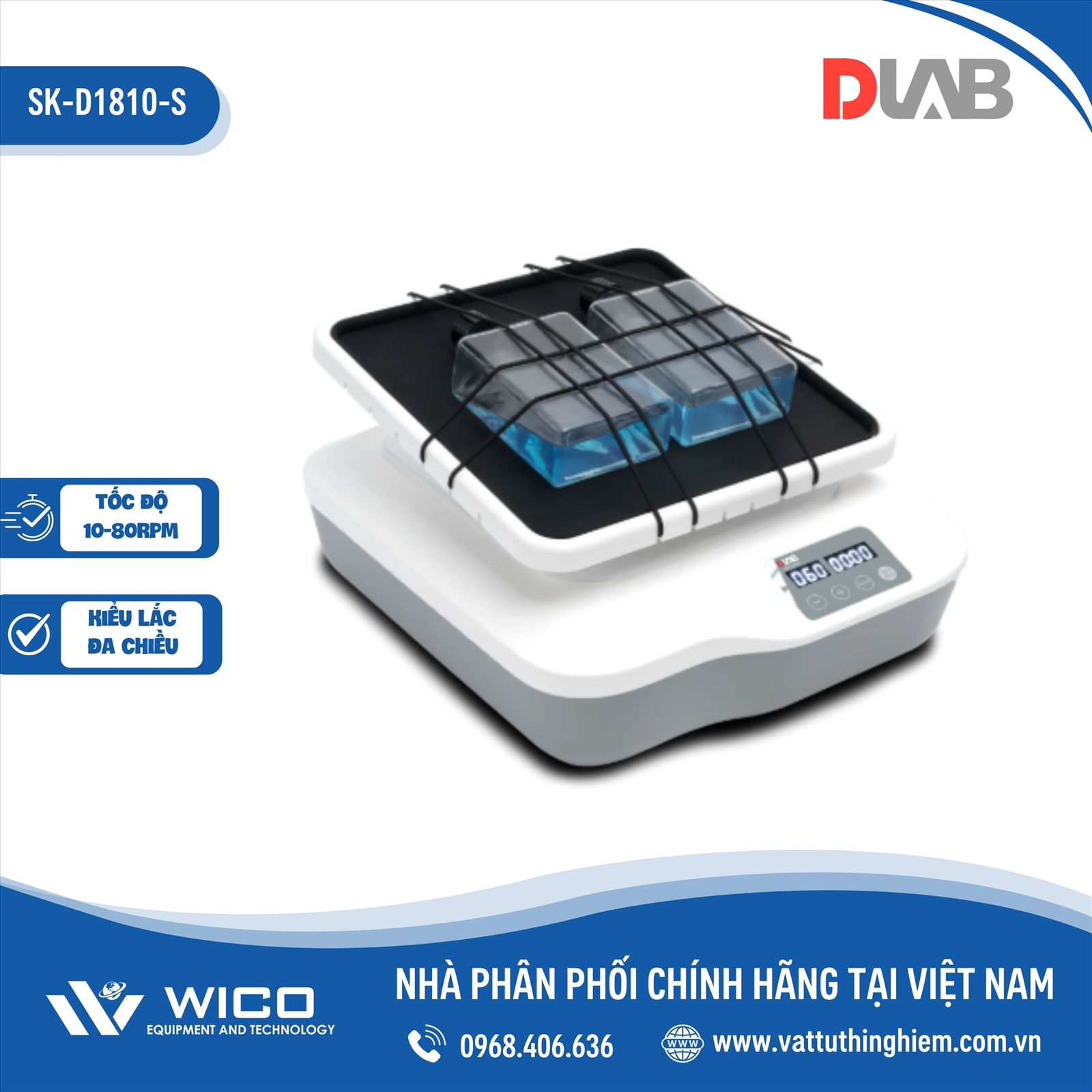 Máy lắc 3D Dlab SK-D1810-S