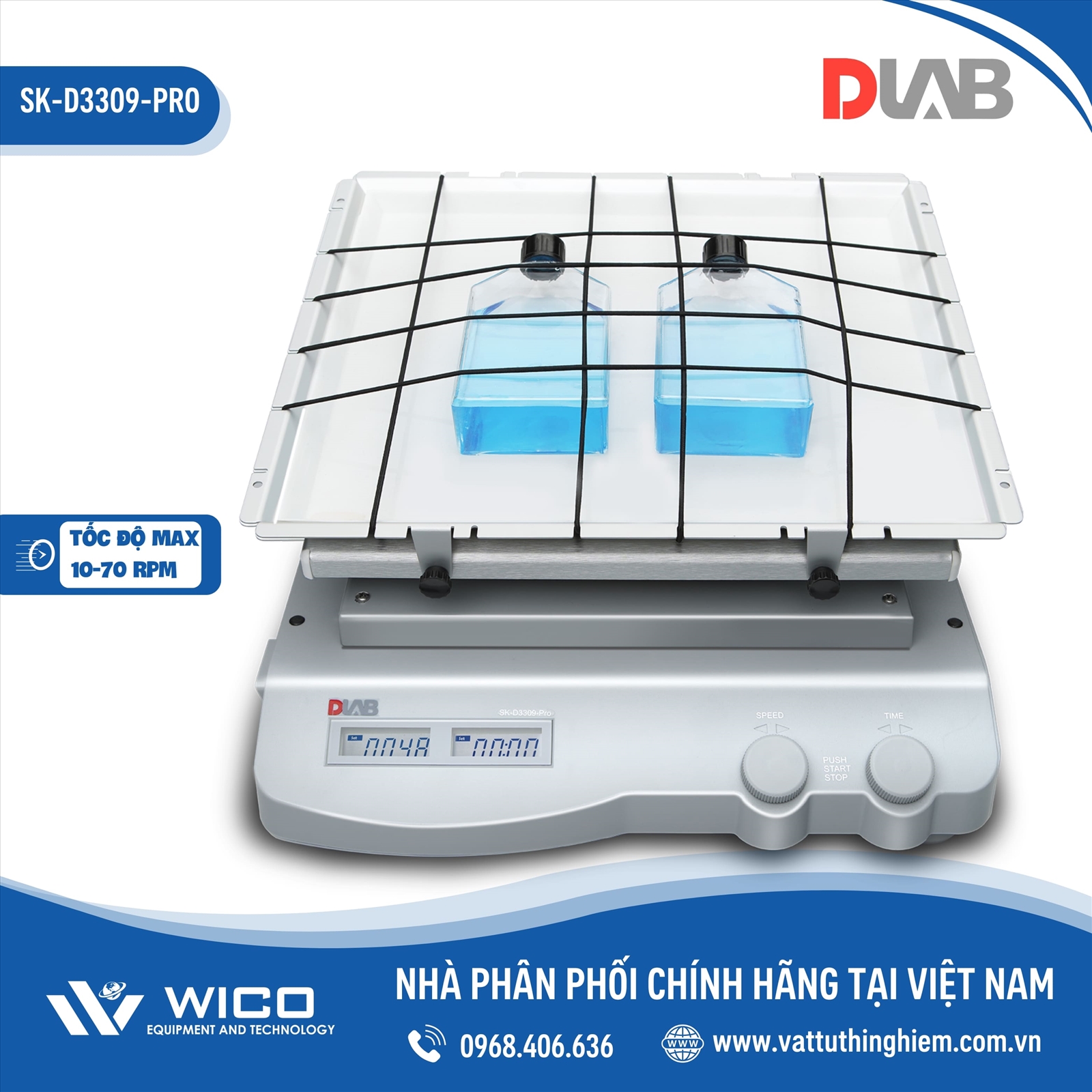 Máy lắc 3D Dlab SK-D3309-Pro
