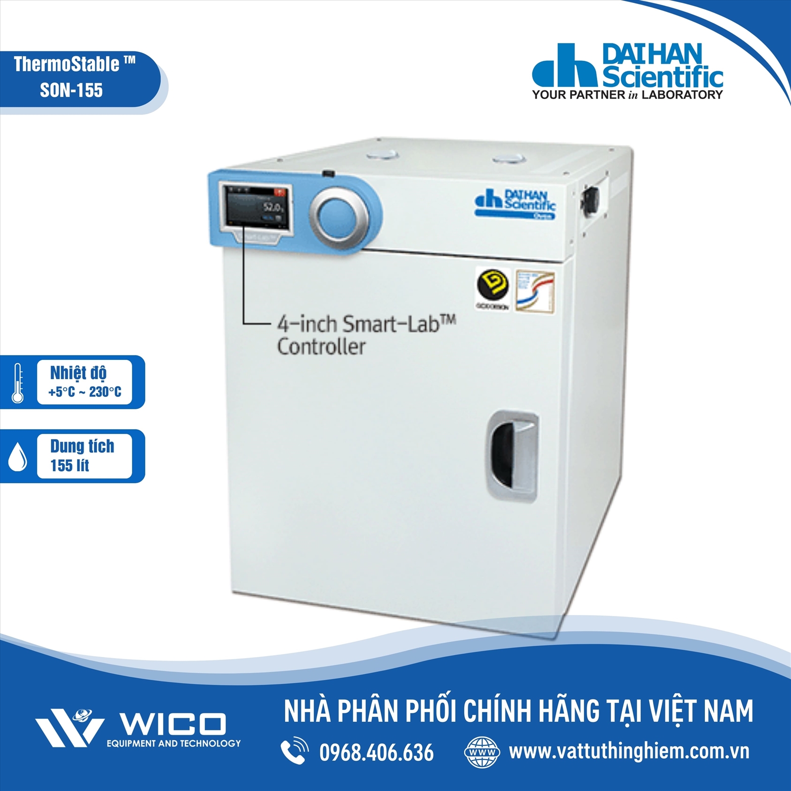 Tủ sấy thông minh Daihan 155 lít SON-155