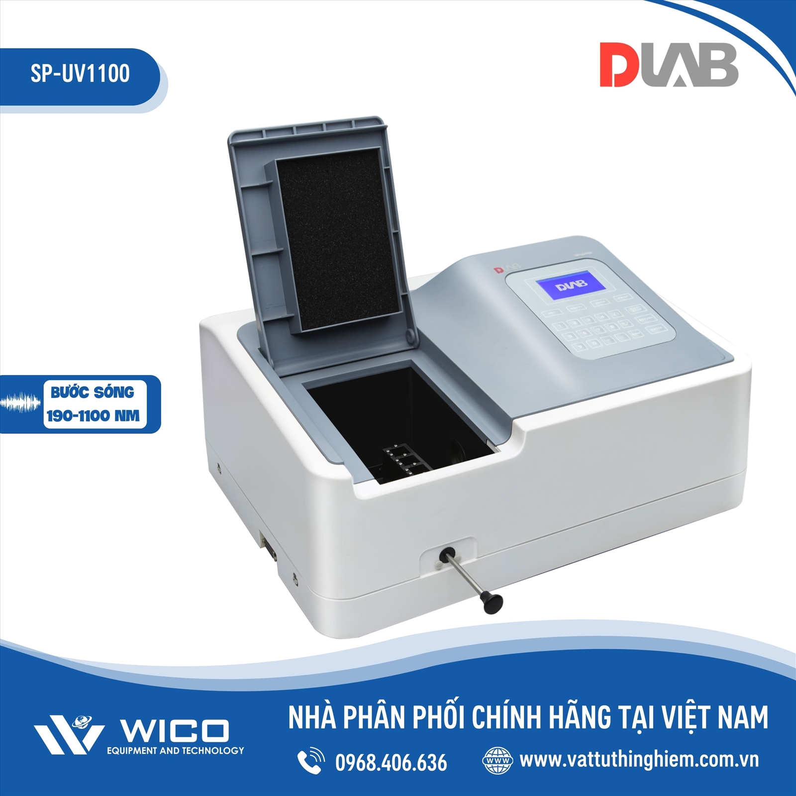 Máy quang phổ Dlab SP-UV1100