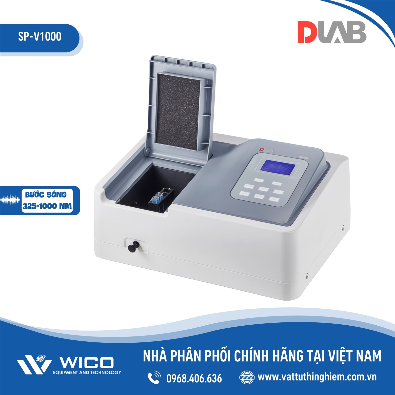 Máy quang phổ Dlab SP-V1000