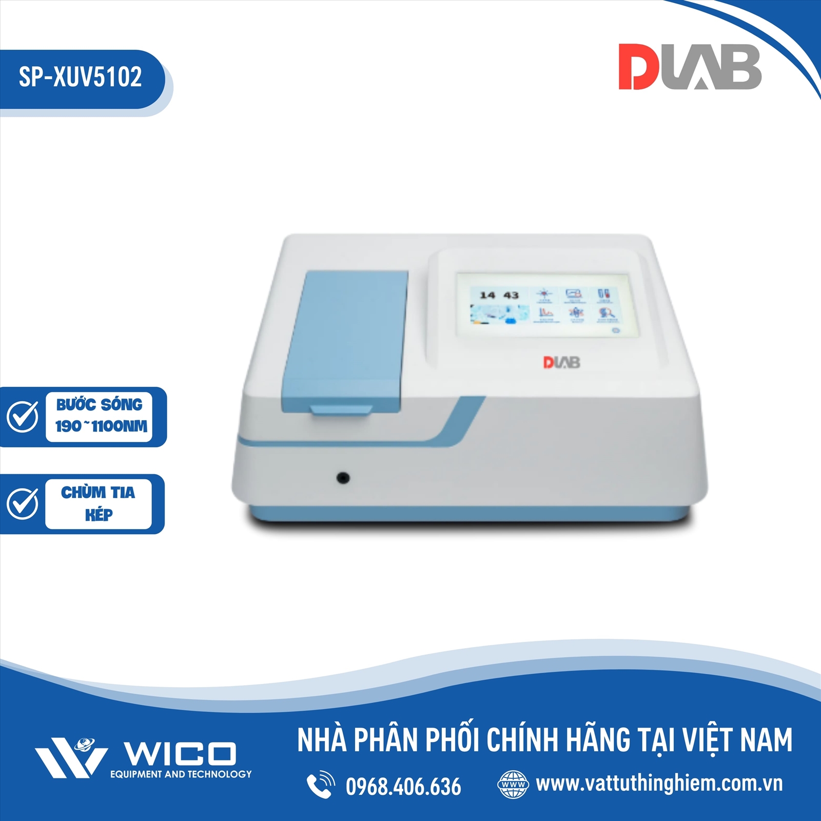 Máy quang phổ Dlab SP-XUV5102