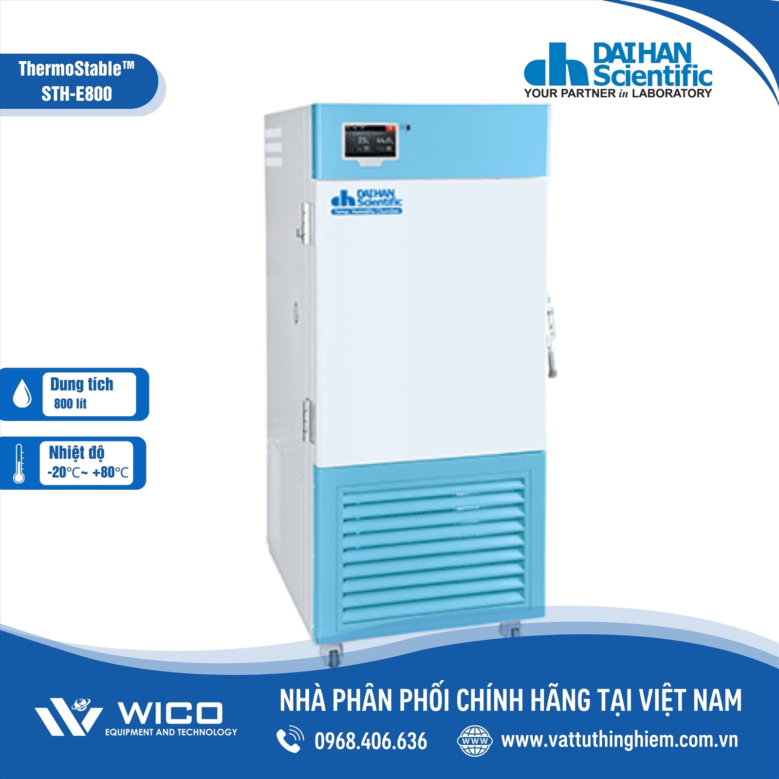 Tủ sinh trưởng 800 lít Daihan STH-E800