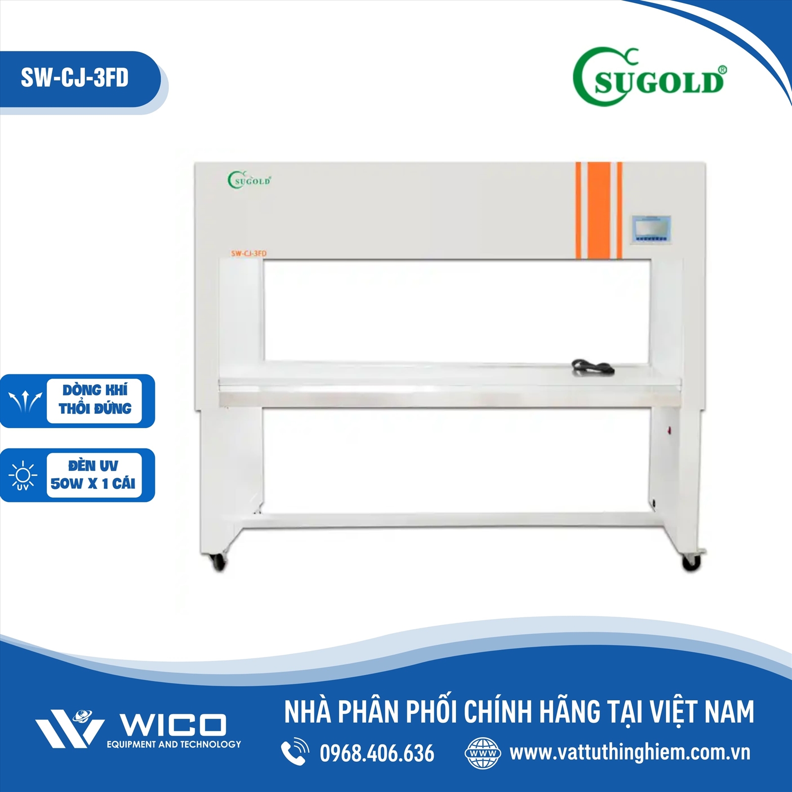 Tủ Cấy Vi Sinh Trung Quốc Sugold SW-CJ-3FD