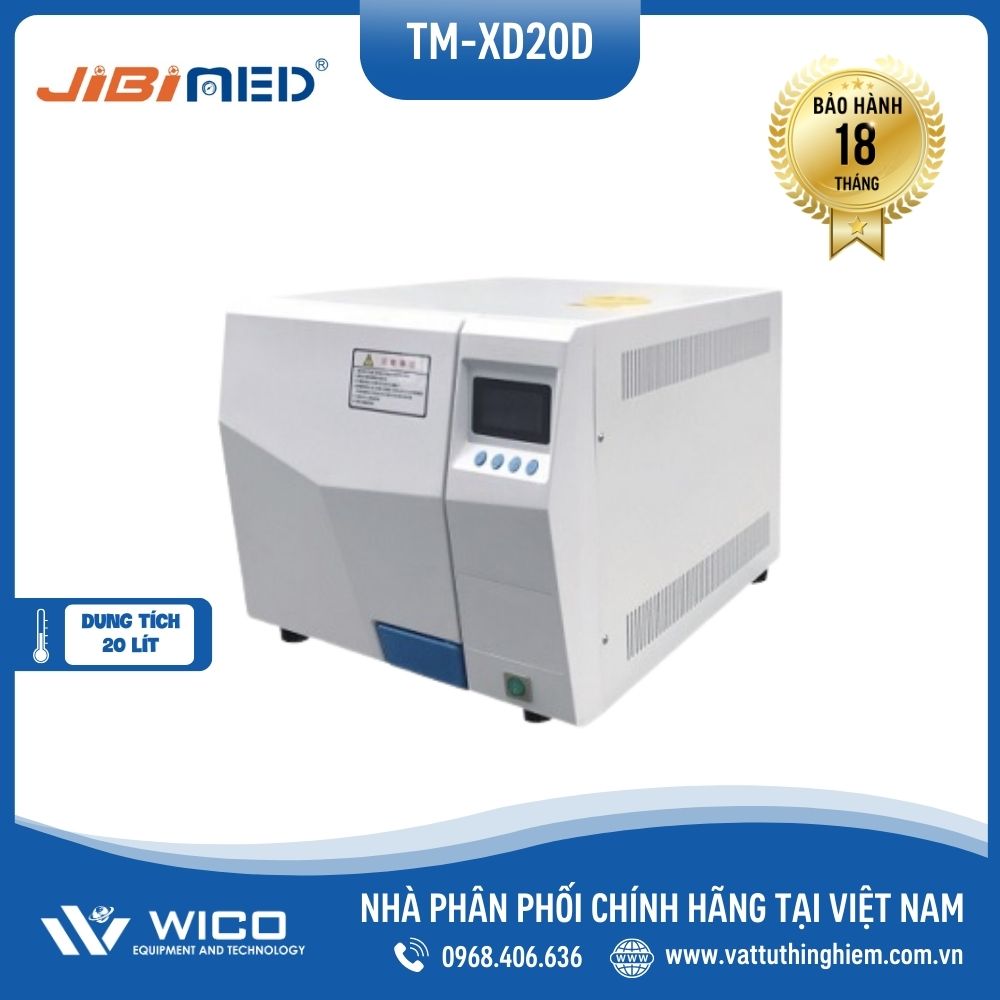 Nồi hấp tiệt trùng để bàn 20 lít Jibimed TM-XD20D