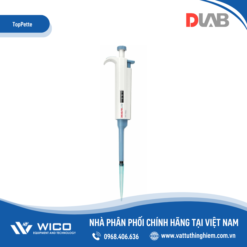 Micropette DLAB – Mỹ dải 2-20μl (TopPette)