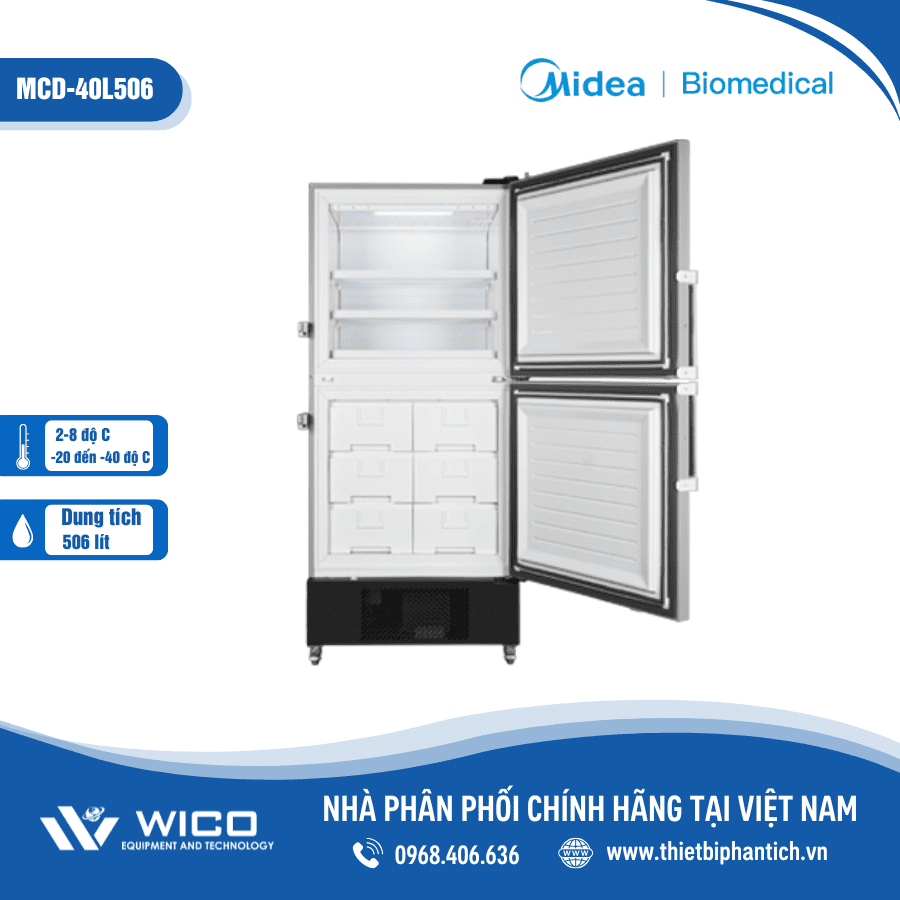 Tủ Bảo Quản 2 Dải Nhiệt Độ Midea MCD-40L506