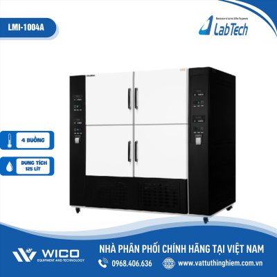 Tủ ấm 4 buồng Labtech - Hàn Quốc, mỗi buồng 125 lít LMI-1004A