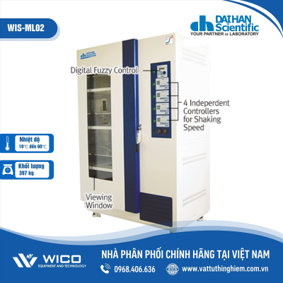 Tủ ấm lắc 2 ngăn Daihan WIS-ML02