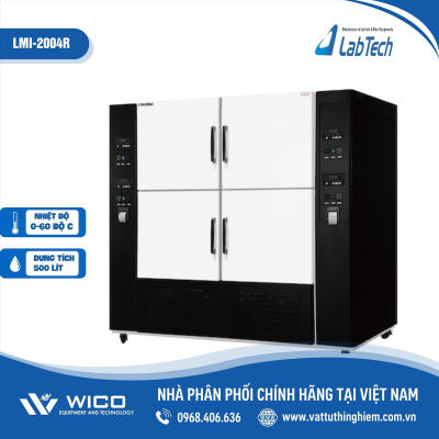 Tủ ấm lạnh Labtech - Hàn Quốc 4 buồng độc lập LMI-2004R