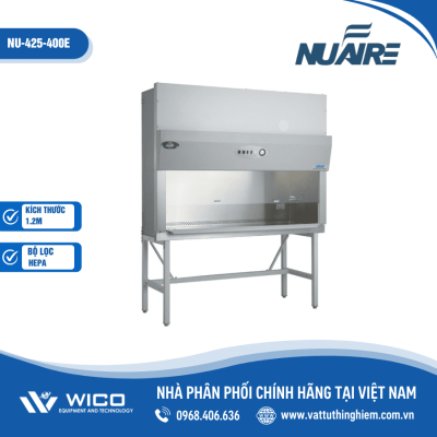 Tủ an toàn sinh học cấp 2 - 1.2m Nuaire NU-425-400E (Type A2)