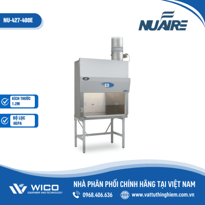 Tủ an toàn sinh học cấp 2 Type B1 kích thước 1.2m Nuaire NU-427-400E