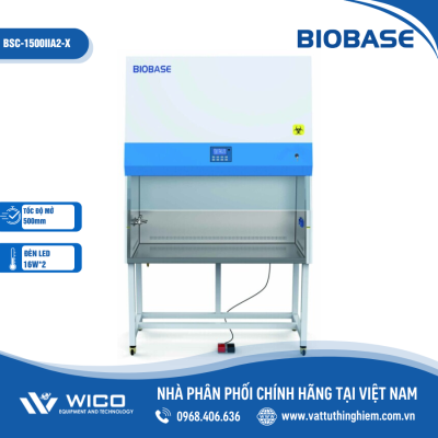 Tủ an toàn sinh học cấp II Biobase BSC-1500IIA2-X