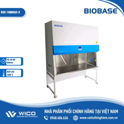 Tủ an toàn sinh học cấp II Biobase BSC-1800IIA2-X