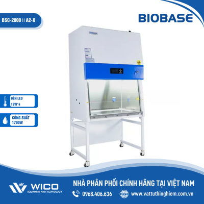 Tủ an toàn sinh học cấp II Biobase BSC-2000IIA2-X